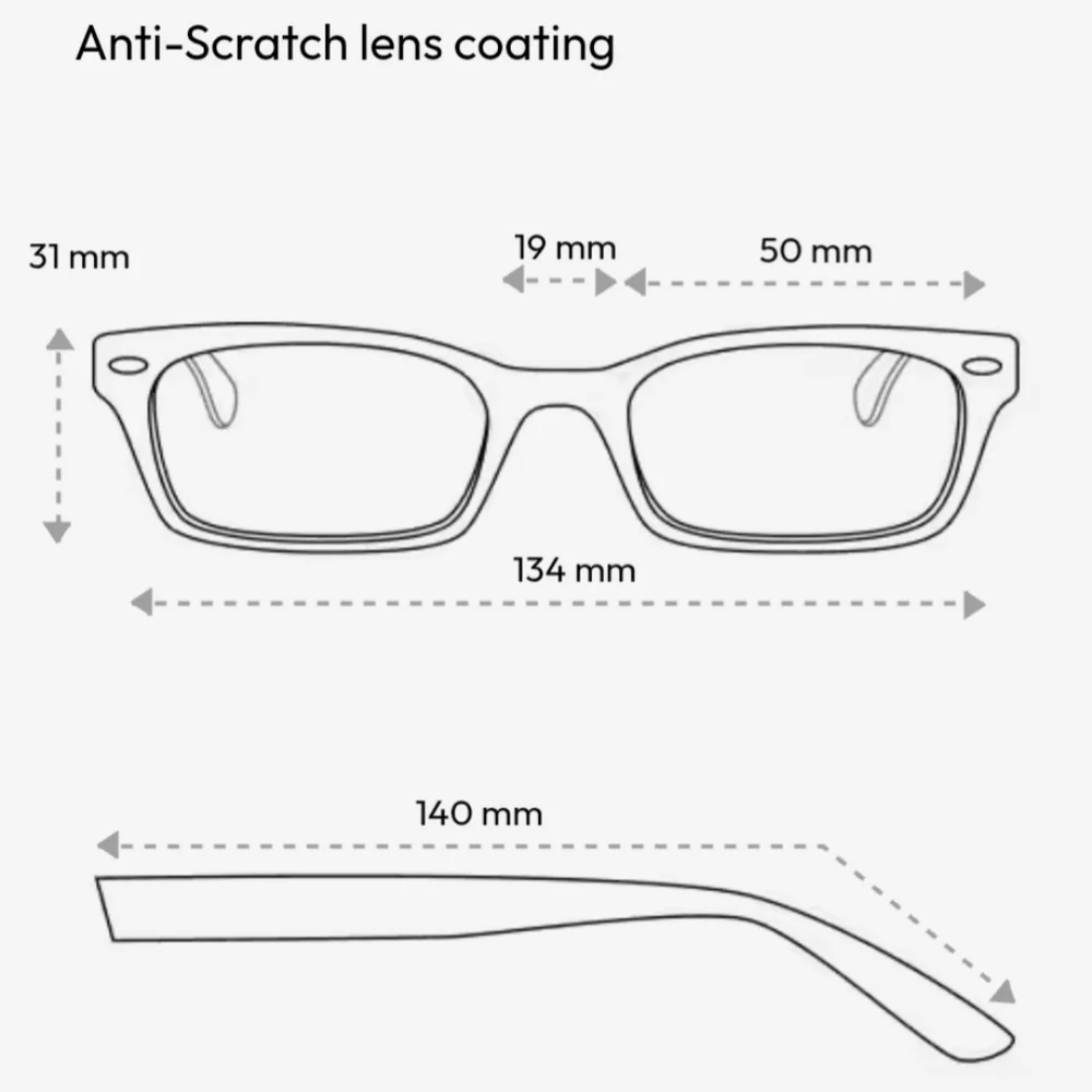 Anti Glare Progressive Reading Glasses +1.50 Nearly New